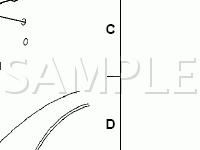 Engine Compartment, Fender Diagram for 2005 Ford Taurus  3.0 V6 GAS