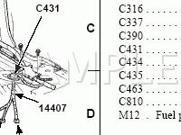 Vehicle Floor Diagram for 2005 Ford Taurus  3.0 V6 GAS