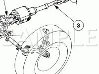 Power Steering - Mechanical System Diagram for 2006 Ford Crown Victoria LX 4.6 V8 FLEX