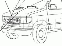 Air Cleaner Assembly Diagram for 2006 Ford E-150 Chateau 5.4 V8 GAS