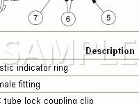 Spring Lock Coupling Diagram for 2006 Ford E-450 Super Duty  6.8 V10 GAS