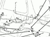 Connectors, Splices, and Grounds Diagram for 2006 Ford Escape XLT 2.3 L4 GAS