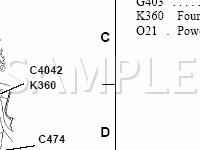 Vehicle Rear end,LH Side Diagram for 2006 Ford Escape XLT 3.0 V6 GAS