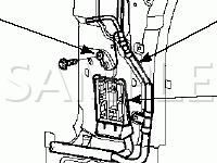 LH A-Pillar Diagram for 2006 Ford Focus ZX4 2.0 L4 GAS