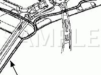 In Roof Panel Diagram for 2006 Ford Focus ZX4 2.0 L4 GAS