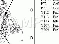 Ignition Coils and Fuel Injectors Diagram for 2006 Ford F-250 Super Duty King Ranch 5.4 V8 GAS