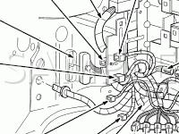 Engine Compartment Diagram for 2006 Ford F-350 Super Duty XL 6.0 V8 DIESEL