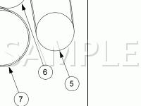 Accessory Drive Diagram for 2006 Ford F-250 Super Duty King Ranch 6.0 V8 DIESEL