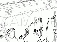 Left Rear Door Diagram for 2006 Ford Freestyle SE 3.0 V6 GAS