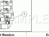 Transaxle 3-Way Shift Solenoids Diagram for 2006 Ford Freestyle SE 3.0 V6 GAS