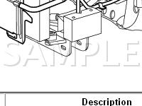 Power Steering System Components Diagram for 2006 Lincoln LS Sport 3.9 V8 GAS