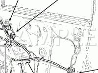 Door Diagram for 2006 Mercury Mariner Premier 3.0 V6 GAS