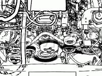 Engine Compartment Diagram for 2006 Lincoln Mark LT  5.4 V8 GAS