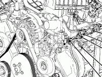 Engine Compartment Diagram for 2006 Lincoln Mark LT  5.4 V8 GAS