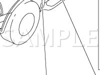 Air Bag and Safety Belt Pretensioner Supplemental Restraint System Deployable Components Diagram for 2006 Mercury Mountaineer Convenience 4.0 V6 GAS