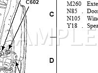 Right Front Door Diagram for 2006 Mercury Mountaineer Luxury 4.0 V6 GAS