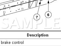 Parking Brake Cable Routing Diagram for 2006 Mercury Mountaineer Luxury 4.6 V8 GAS