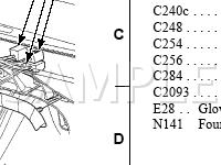 Behind Instrument Cluster Diagram for 2006 Mercury Mountaineer Luxury 4.6 V8 GAS