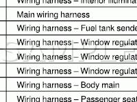 Wiring Harnesses Diagram for 2006 Mercury Monterey Luxury 4.2 V6 GAS