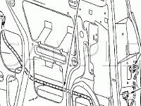 Door Components Diagram for 2006 Mercury Monterey Luxury 4.2 V6 GAS