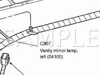 Body Components Diagram for 2006 Mercury Monterey Luxury 4.2 V6 GAS