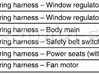 Wiring Harness Diagram for 2006 Ford Mustang GT 4.6 V8 GAS