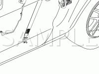 Air Bag and Safety Belt Pretensioner Supplemental Restraint System Diagram for 2006 Ford Mustang GT 4.6 V8 GAS