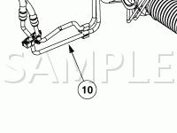 Power Steering Hydraulic Components Diagram for 2006 Lincoln Navigator Ultimate 5.4 V8 GAS