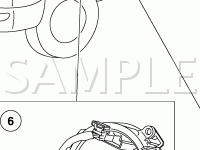 Air Bag Components Diagram for 2006 Lincoln Navigator Ultimate 5.4 V8 GAS