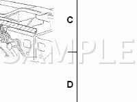 Engine Compartment Components Diagram for 2006 Ford Taurus SEL 3.0 V6 GAS