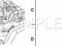 Engine, Rear Diagram for 2006 Ford Taurus SE 3.0 V6 FLEX