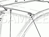 Roof of Vehicle Diagram for 2006 Lincoln Zephyr  3.0 V6 GAS