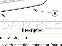 Door Components Diagram for 2007 Ford Crown Victoria  4.6 V8 FLEX