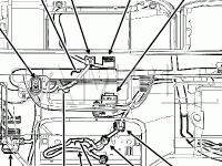 Instrument Panel Diagram for 2007 Ford Escape Hybrid 2.3 L4 ELECTRIC/GAS