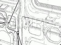 Door Components Diagram for 2007 Ford E-350 Super Duty XLT 5.4 V8 GAS