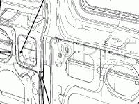 Door Components Diagram for 2007 Ford E-450 Super Duty  6.8 V10 GAS