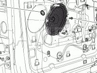 Door Speaker Diagram for 2007 Ford Explorer Sport Trac XLT 4.0 V6 GAS