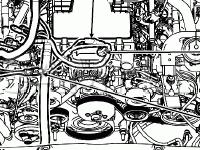Engine Compartment Diagram for 2007 Lincoln Mark LT  5.4 V8 GAS