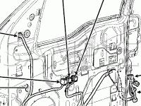 Door Components Diagram for 2007 Ford F-250 Super Duty XL 5.4 V8 GAS