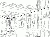 Right Rear Door Diagram for 2007 Ford F-450 Super Duty XL 6.0 V8 DIESEL
