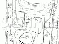 Right Rear Door Diagram for 2007 Ford F-450 Super Duty Lariat 6.8 V10 GAS