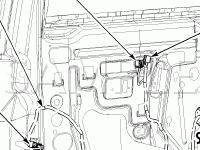 Left Rear Door Diagram for 2007 Ford F-350 Super Duty King Ranch 6.8 V10 GAS