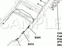 Chassis Harness Diagram for 2007 Ford F-250 Super Duty King Ranch 6.8 V10 GAS