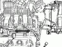 Engine Compartment Diagram for 2007 Mercury Milan  3.0 V6 GAS