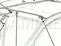 Roof Harness Diagram for 2007 Mercury Milan  3.0 V6 GAS