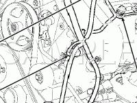 Engine Compartment Diagram for 2007 Ford Mustang  4.0 V6 GAS