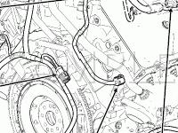 Engine Compartment Diagram for 2007 Ford Mustang Shelby GT500 5.4 V8 GAS