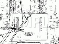 Engine Compartment Diagram for 2008 Lincoln Navigator  5.4 V8 GAS
