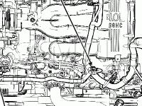 Engine Compartment Diagram for 2008 Ford Explorer Limited 4.0 V6 GAS