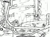 Engine Compartment Diagram for 2008 Mercury Mountaineer Premier 4.0 V6 GAS